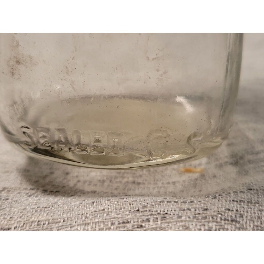 Masons Dairy Duraglas 17 62 Embossed Half Pint Milk Bottle Vintage - Picture 11 of 15